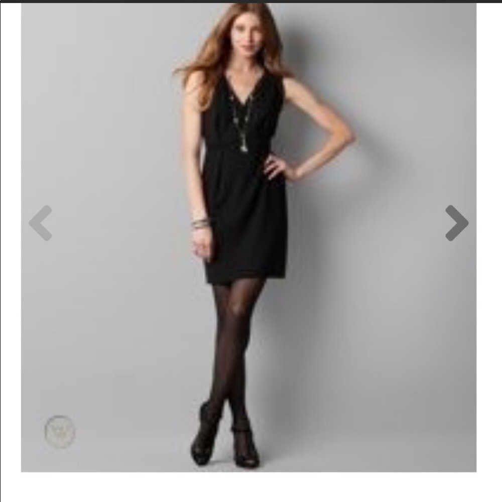Ann Taylor LOFT sheath midi dress, size 2, black
